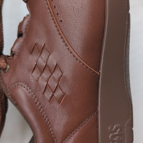 SAS Free Time Tripad Comfort Lace Up Walking Shoe 7N Teak Brown - Picture 6 of 16